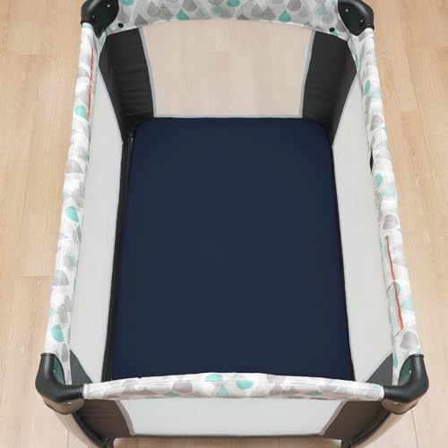 Davids Kids Waterproof Mini Crib Sheets 2 Pack