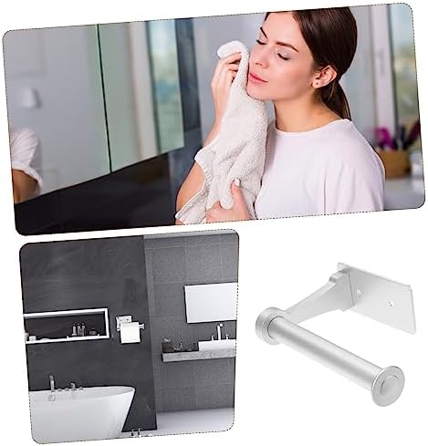 Balacoo Toilet Paper Holder Black Wall Mount
