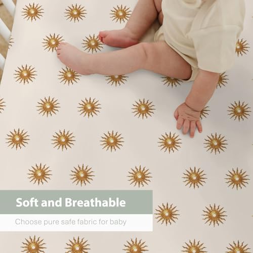 Tribal Sun Totem Crib Sheets 52x28Inch