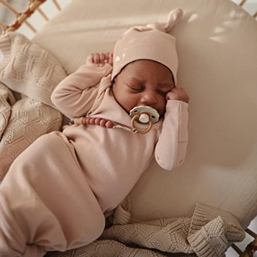 Mushie Extra Soft Muslin Mini Crib Sheet Fog