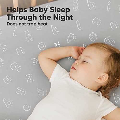 KeaBabies 2-Pack Crib Sheets 3-Pack Swaddle Sleep Sacks