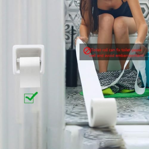 DECHOUS Adjustable Toilet Paper Holder Rod