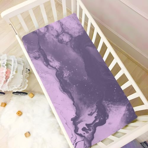 FASHONFASCIN Baby Crib Sheets Ink Pattern for Toddler Bed