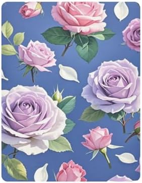 FASHONFASCIN Crib Sheets Rose Print Fitted