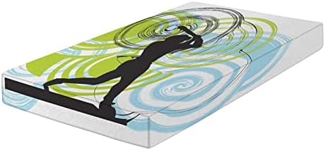XISUNYA Baseball Crib Sheet Set 28x52x8