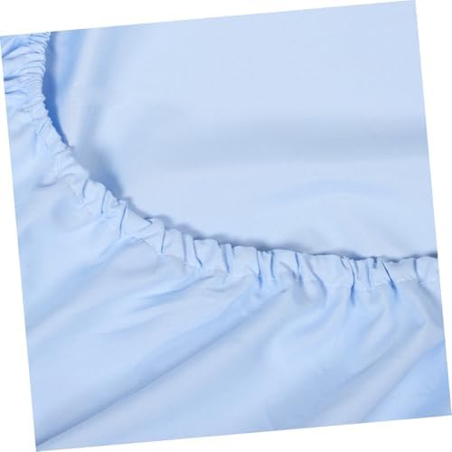 Vaguelly Crib Sheet with Blue Cartoon Pattern