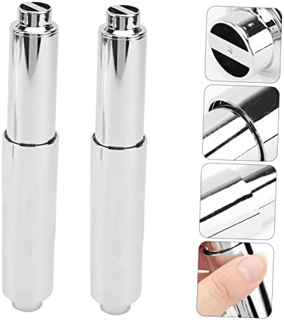 Cabilock 2pcs Flexible Toilet Paper Holder with Spring Rod