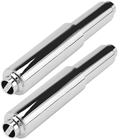 Cabilock 2pcs Flexible Toilet Paper Holder with Spring Rod