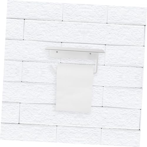 Gadpiparty Toilet Paper Holder with Shelf Wall Mounted Organizer