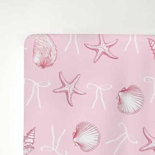Ocean Sea Baby Crib Sheets 52x28 Fitted with Soft Snug Design
