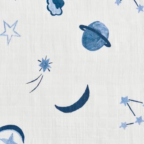 Margaux May Muslin Swaddle with Space Print 1
