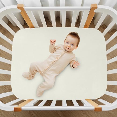 Ivory 39x27 Crib Sheets Ultra Soft Fitted Toddler Sheet
