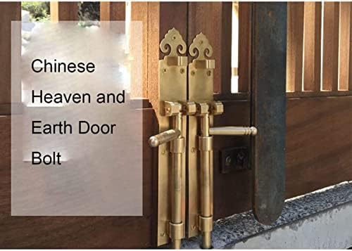 SHAUNI Antique Brass Door Slide Bolt Lock Set