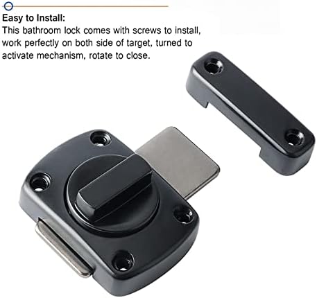 SHAUNI Thickened Door Bolt for Bathroom Latch