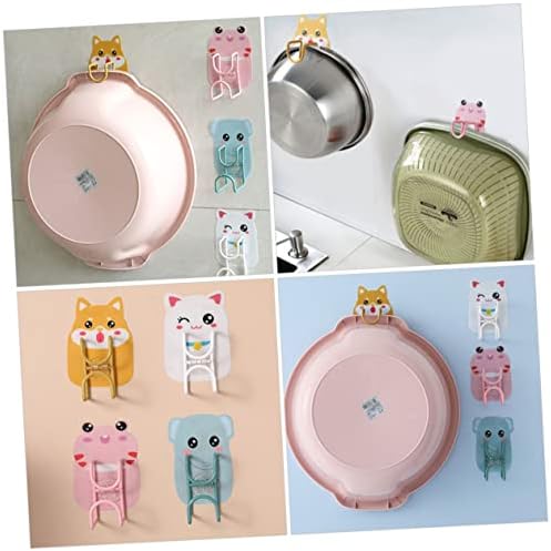 Cute Animal Wall Hook Set for Bathroom and Kitchen Use