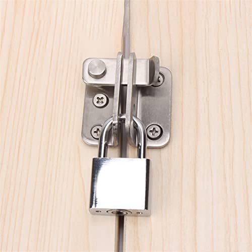 SHAUNI Slide Latch Deadbolt Lock with Chrome Finish