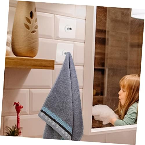 GLEAVI 20PCS Wall Hooks Adhesive Robe Towel Hooks