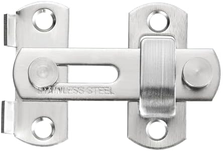 8 Packs Barn Door Latches Brushed Nickel Stainless Steel Gate Latch
