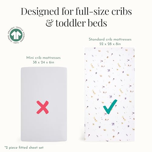 Evolur Be Wild Dark 2 Pack Crib Sheet