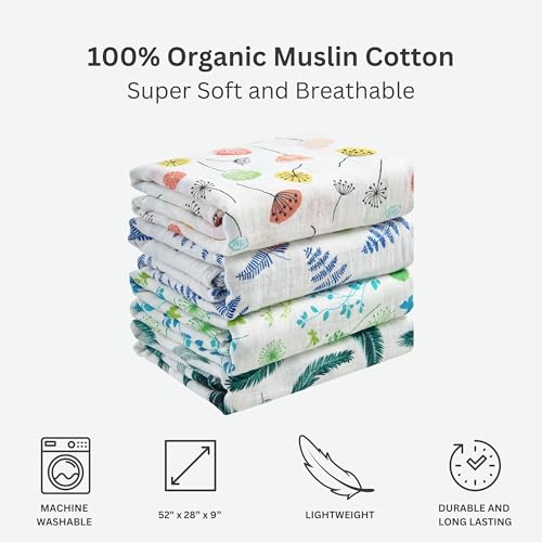 Margaux May Organic Muslin Crib Sheet with Deep Pocket