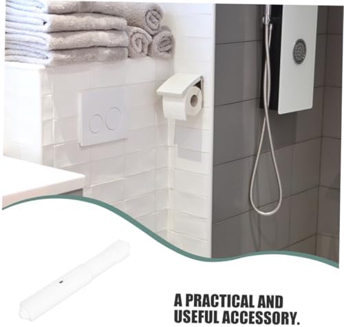 WOONEKY Telescopic Toilet Paper Holder with Spring Loaded Roller