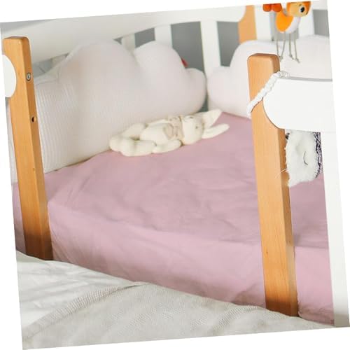 COOLHIYA Bassinet Sheet with Delicate Blue Design