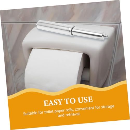 DIYEAH 4pcs Toilet Paper Holder Rod Retractable
