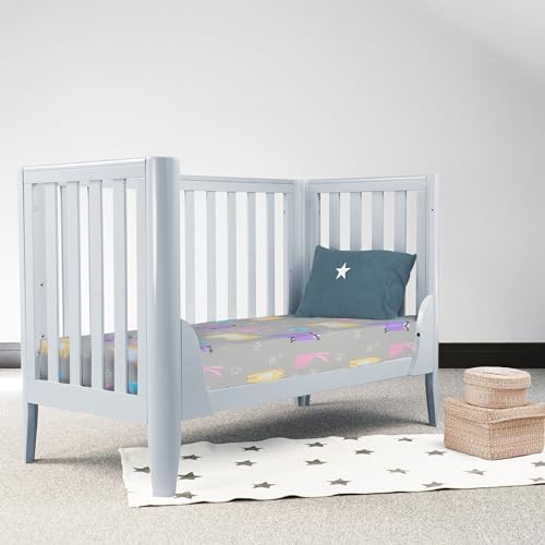 Moonybaby Organic Crib Sheet with Animal Print