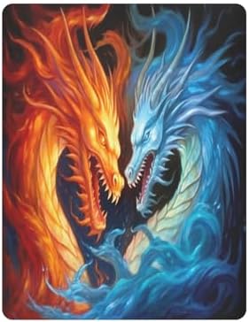 3D Printing Dragon Crib Sheets for Boys Girls 52x28 inch