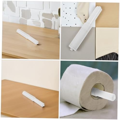 Mikikit 2pcs Spring-Loaded Toilet Paper Holder Rollers
