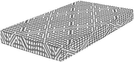 XISUNYA Decorative Crib Sheet Set with Celtic Pattern