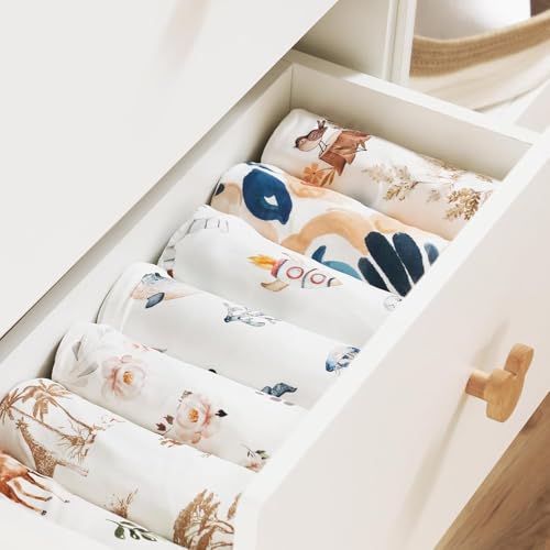GRSSDER Swaddle Blankets 2 Pack - Soft Jersey Knit for Baby Boys