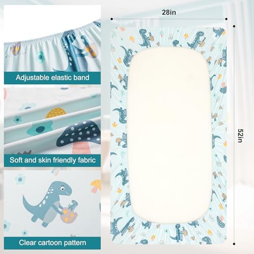 Super Soft Stretch Knit Crib Sheet Set 2 Pieces Fits All