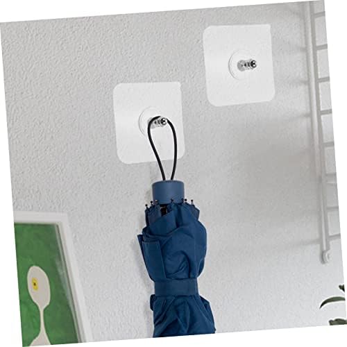 GLEAVI 20PCS Wall Hooks Adhesive Robe Towel Hooks