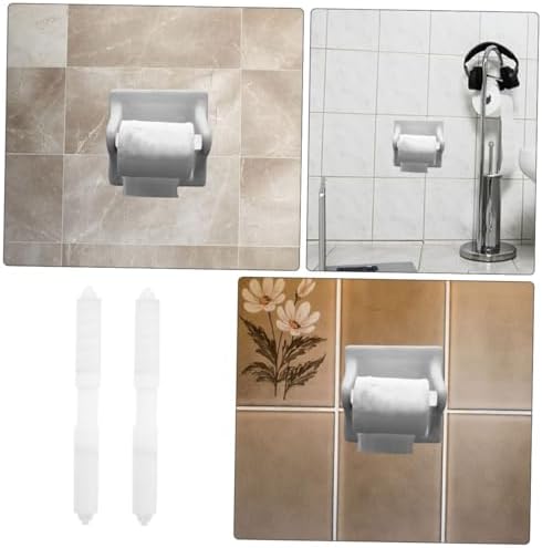 IWOWHERO 2pcs Plastic Toilet Paper Holder Replacement Rod
