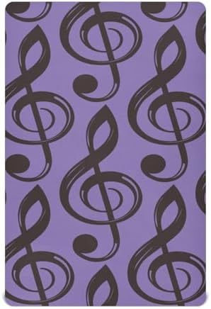Gbjiemia Musical Note Crib Sheets for Baby Boys and Girls