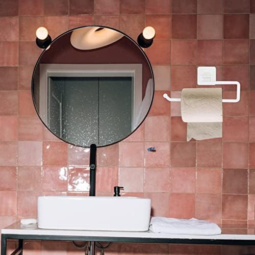 POPETPOP 1pc Wall-Mounted Toilet Paper Holder No-Punch Multi-Purpose