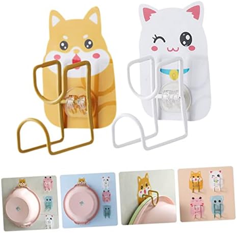 Cute Animal Wall Hook Set for Bathroom and Kitchen Use