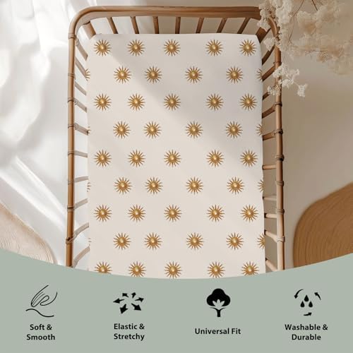 Tribal Sun Totem Crib Sheets 52x28Inch