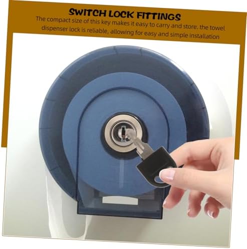 Stainless Steel Toilet Paper Dispenser Key Set for Commercial Use