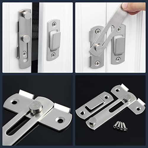 SHAUNI Door Lock Slide Gate Latch Deadbolt 1