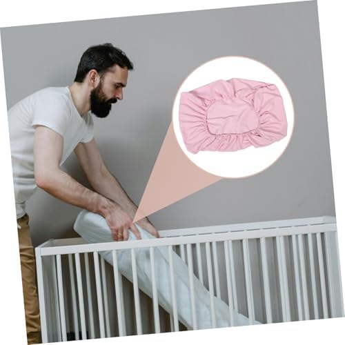 Hoement Mini Crib Fitted Sheet Soft Microfiber for Baby