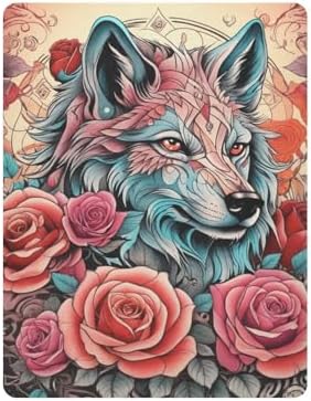 Wolf Rose Crib Sheets Pack N Play 39x27