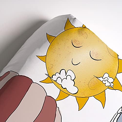JumpOff Jo Fitted Crib Sheet - Super Soft 100 Cotton Take Flight
