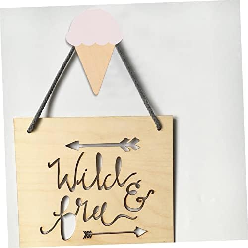 GLEAVI Cartoon Ice Cream Wall Hook for Kids