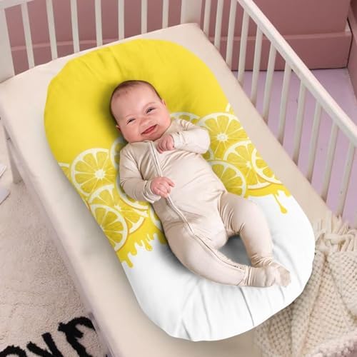 Premium Soft Cartoon Lemon Crib Sheet for Boys or Girls