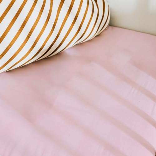 UPKOCH Soft Microfiber Crib Mattress Cover with Breathable Design
