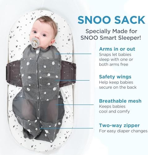 Happiest Baby SNOO Sleep Sack - Organic Cotton Hip-Safe X-Large