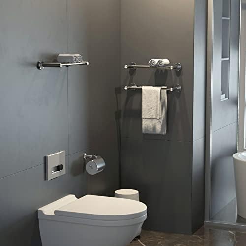 Adjustable Double Towel Bar Chrome 16-276 Inch