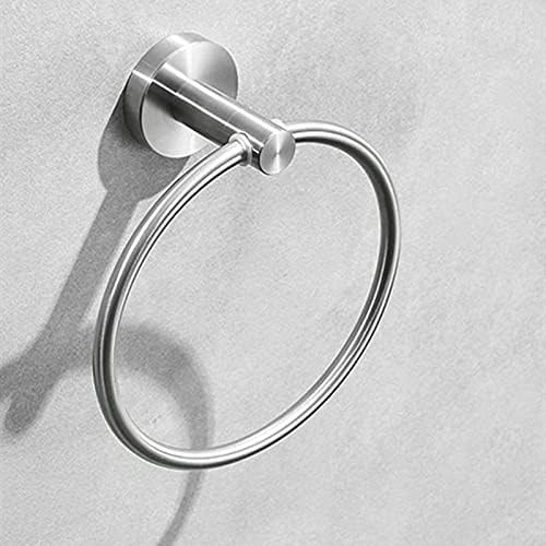 Tesmula GT2-ZJ Rustproof 304 Stainless Steel Brushed Silver Bathroom Accessories Set